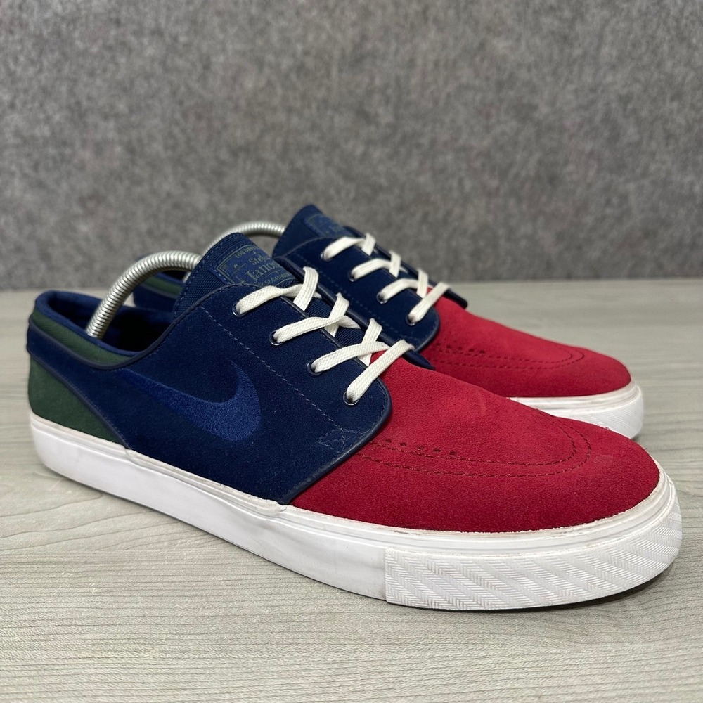 Nike‎ SB Zoom Stefan Janoski Red Crush Blue Void Green 333824-641 Mens 11.5